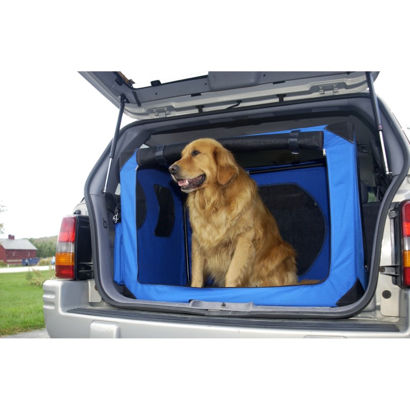 soft dog travel crate | lifehacked1st.com