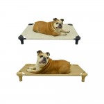 Dogs on Premium Weave Elevated Pet Beds