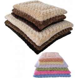Luxury Designer Custom made crate pads - Cuddle Rose Fabric Puppy Hugger Luxury Designer Custom made crate pads