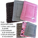 Puppy Hugger Luxury Designer Custom made crate pads - Reversible option