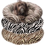 Puppy Hugger C-Shape Luxury Designer Custom made dog bed - animal prints collection 3