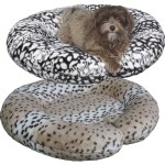 Puppy Hugger C-Shape Luxury Designer Custom made dog bed - animal prints collection 4