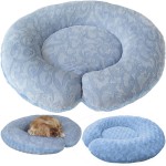 Puppy Hugger C-Shape Luxury Designer Custom made dog bed - reversible - sample 9
