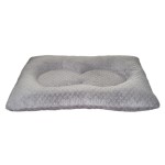 Puppy Hugger Two's Company Luxury Designer Dog Bed - Grey Dimples